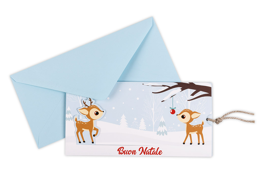 Biglietto di Natale a scorrimento – Piccole Renne - immagine 2